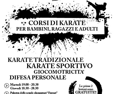 corsi karate